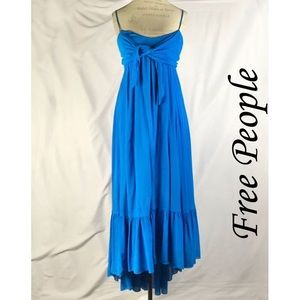 Free People Blue Clubwear Oh La La Midi Dress S